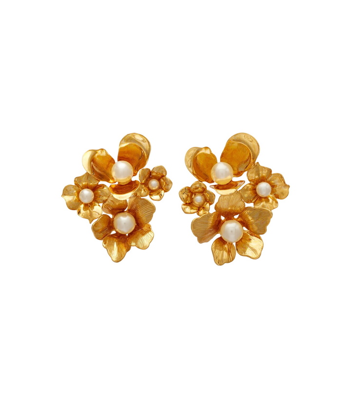Photo: Jennifer Behr Orsola gold-plated earrings
