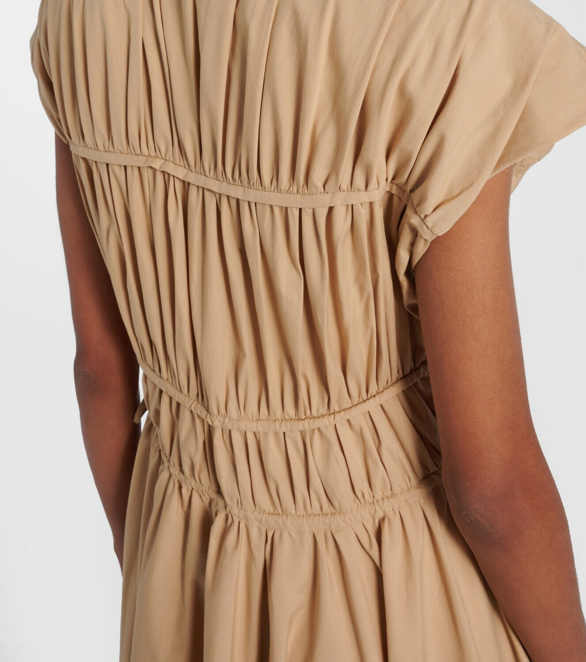 Tove Ceres gathered cotton midi dress