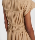 Tove Ceres gathered cotton midi dress