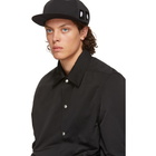 Rick Owens Drkshdw Black Snap Front Jacket