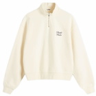 4th & Reckless Women's Jacques Quarter Zip Sweatshirt in Cream