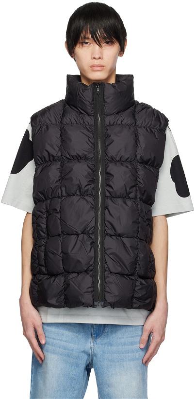 Photo: A PERSONAL NOTE 73 Black Quilted Down Vest
