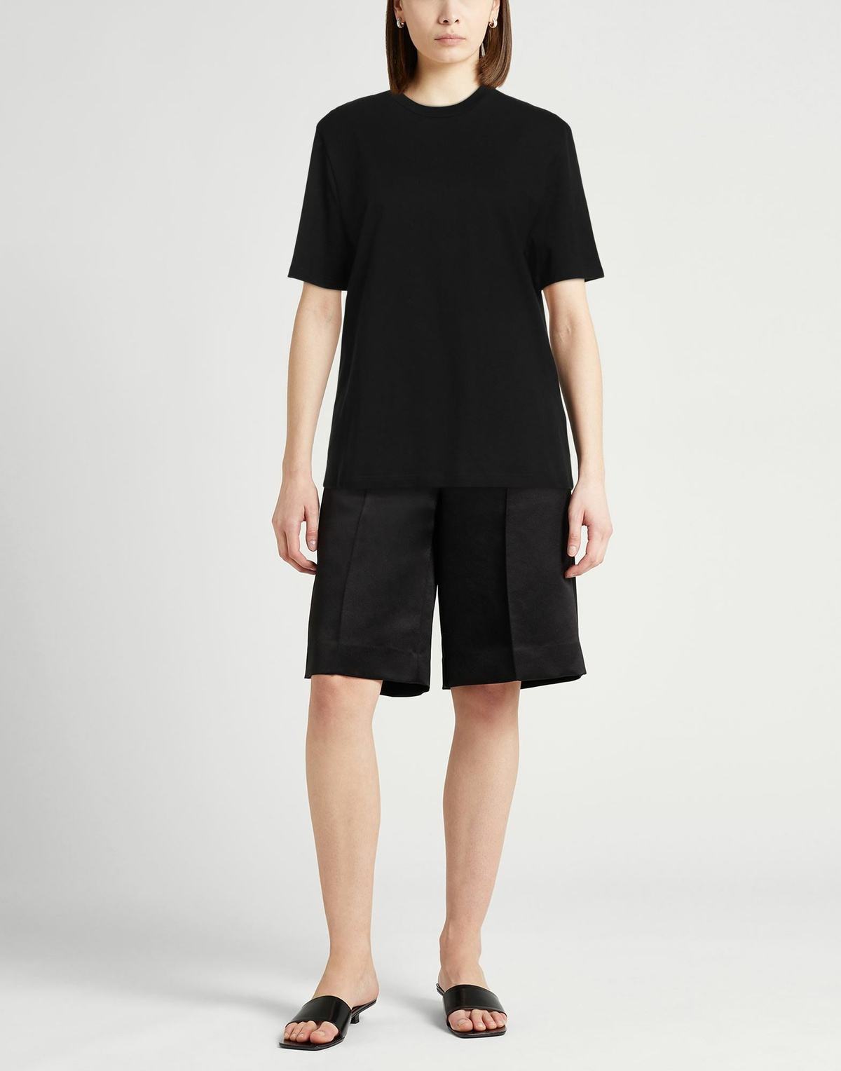 Jil Sander Womens T-shirt in Black