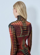 Jean Paul Gaultier Re-Edition The Brown Dots Mesh Top