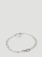 Mini Bas Relief Chain Bracelet in Silver