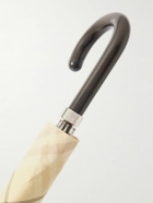 Burberry - Checked Wood-Handle Umbrella