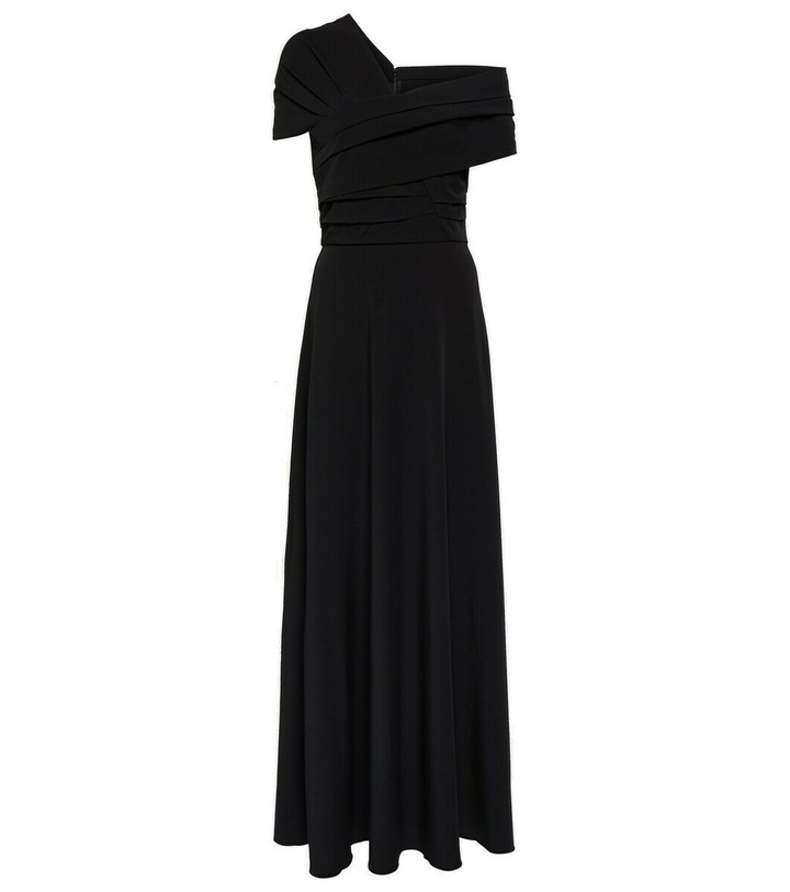 Photo: CO Crêpe one-shoulder gown