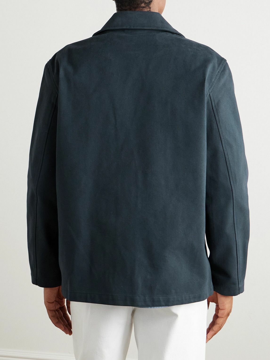 De Bonne Facture - Traveler Cotton-Drill Jacket - Blue