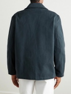 De Bonne Facture - Traveler Cotton-Drill Jacket - Blue