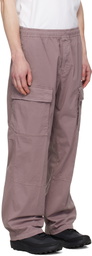 Stone Island Purple 3100020 Stretch Organic Cotton Twill Cargo Pants