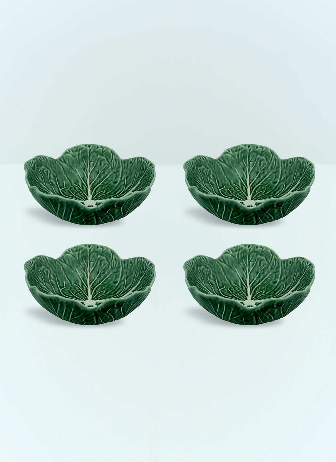 Bordallo Pinheiro Set Of Four Couve Bowls