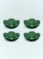 Bordallo Pinheiro Set Of Four Couve Bowls