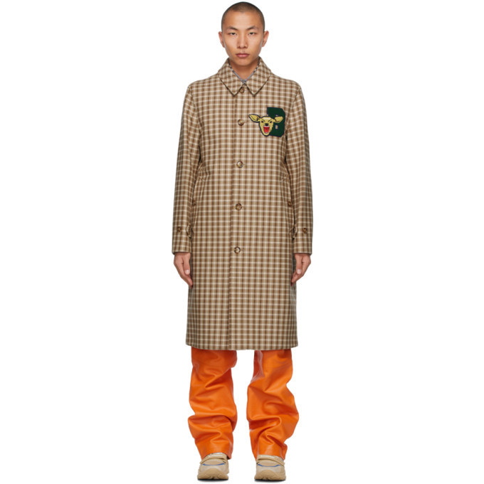 Photo: Burberry Beige Check Blackford Car Coat