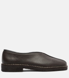 Lemaire Piped leather loafers