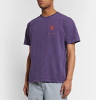 Nicholas Daley - Cosmic Sun Printed Cotton-Jersey T-Shirt - Purple