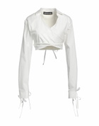 Andreādamo Womens Wrap cardigans in Off white