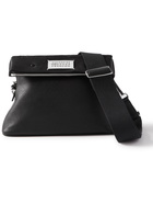 Maison Margiela - 5AC Logo-Appliquéd Full-Grain Leather Messenger Bag