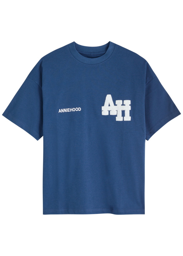 Photo: Annie Hood College Cotton T-shirt Navy
