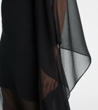 Taller Marmo Lanzarote Garden crêpe chiffon kaftan