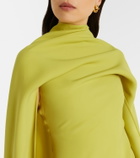 Marmar Halim Caped draped gown