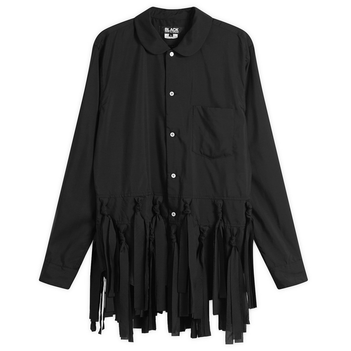 Comme des Garçons Men's Fringed Jacket in Black