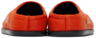 Marni Kids Orange Fussbett Slippers