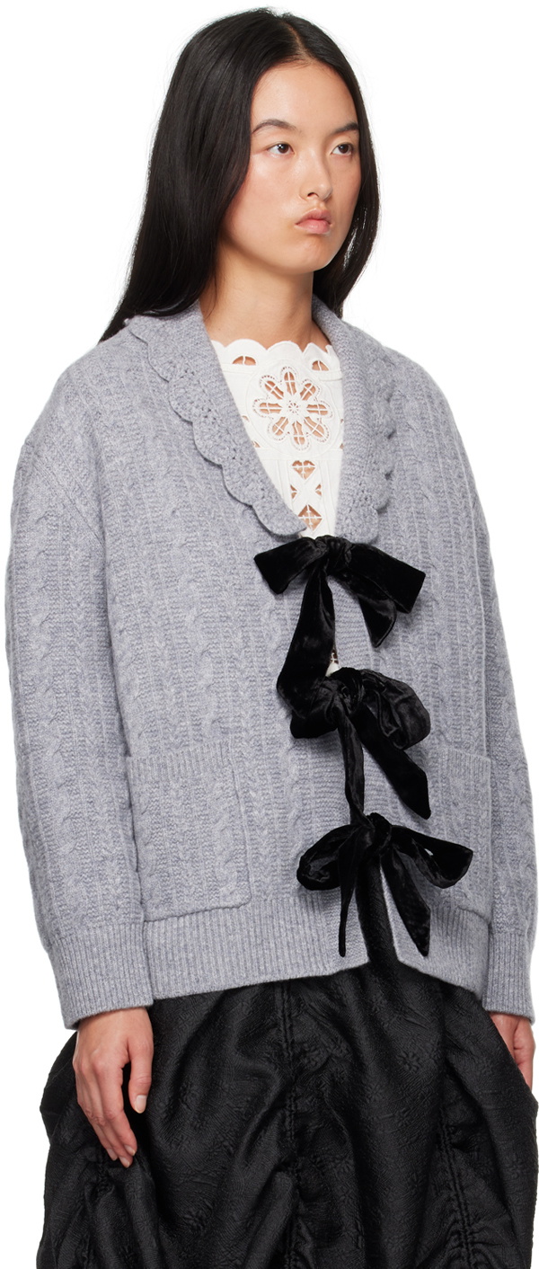 SEA NY Gray Mariella Cardigan