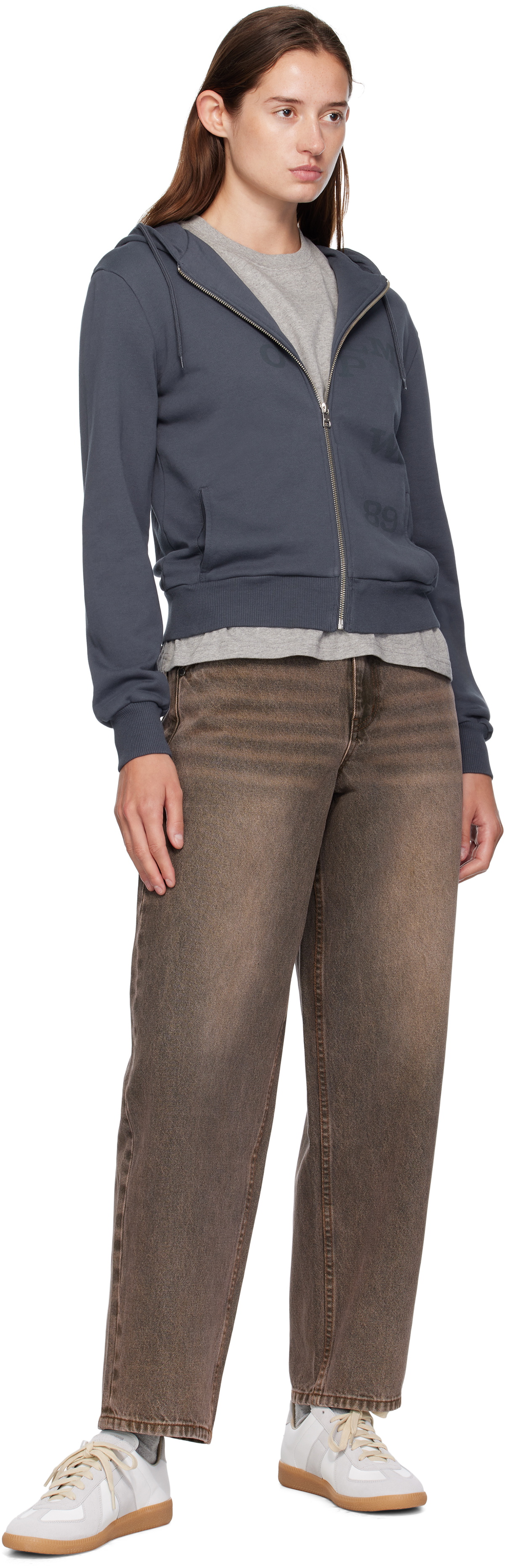 Dime Brown Baggy Jeans