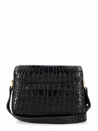 AMI PARIS - Small Paris Paris Croc Embossed Bag