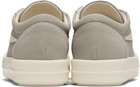 Rick Owens DRKSHDW Taupe Concordians Laceless Vintage Sneaks Sneakers