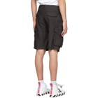 Off-White Black Logo Utility Shorts