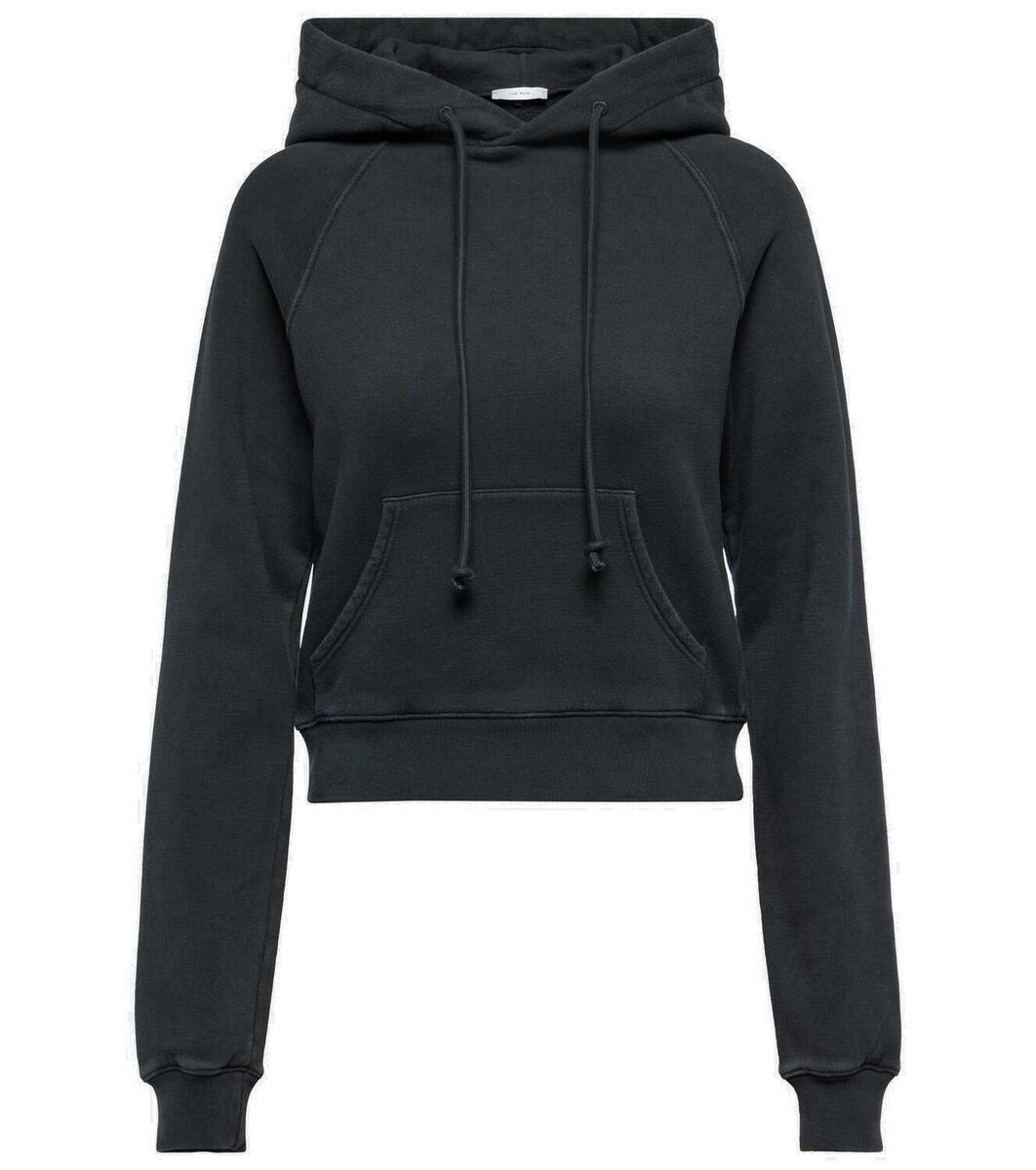 Photo: The Row Timmi cropped cotton-blend jersey hoodie