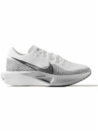 Nike Running - ZoomX Vaporfly 3 Flyknit Running Sneakers - White