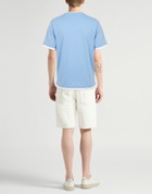 Brioni Mens T-shirt Sky in Blue