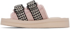 Lanvin Pink Suicoke Edition Slip-On Sandals