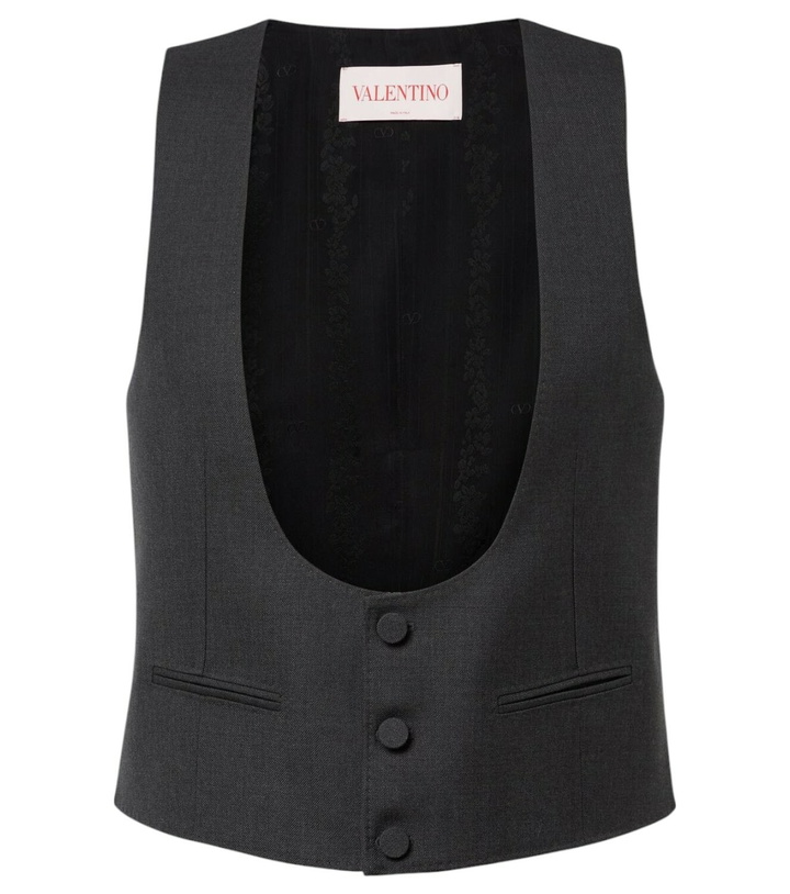 Photo: Valentino Wool gabardine vest
