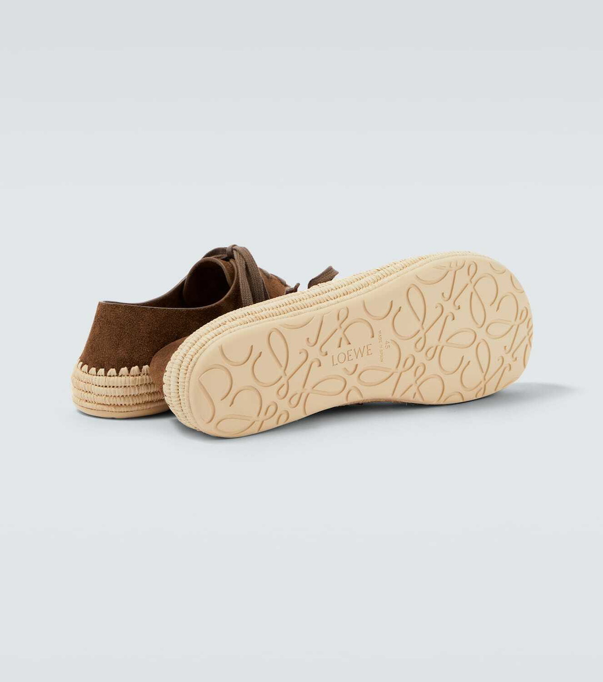 Loewe Rio suede lace-up shoes