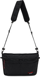 Nanga Black Zip Messenger Bag