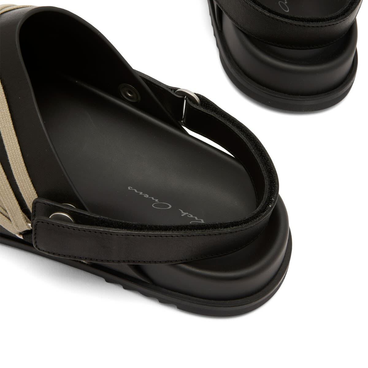 Rick Owens Men's Megalace Mule in Black Rick Owens