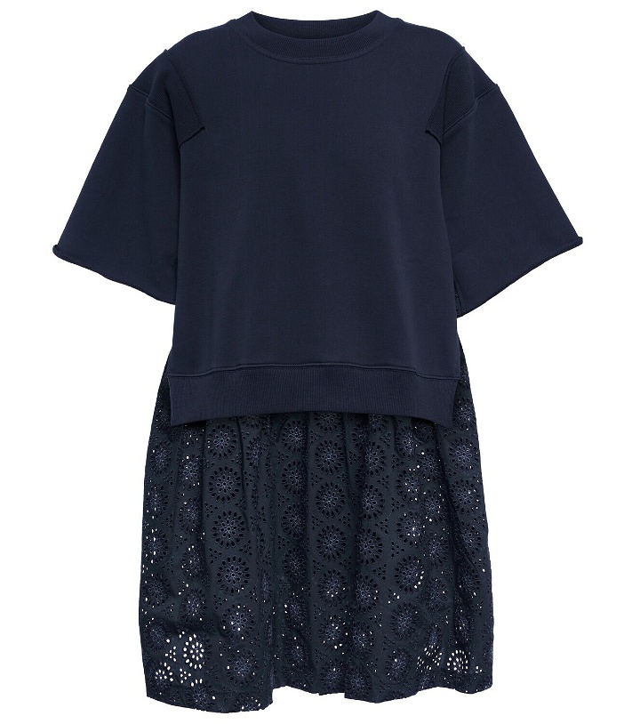 Photo: See By Chloé Broderie anglaise cotton sweatshirt dress