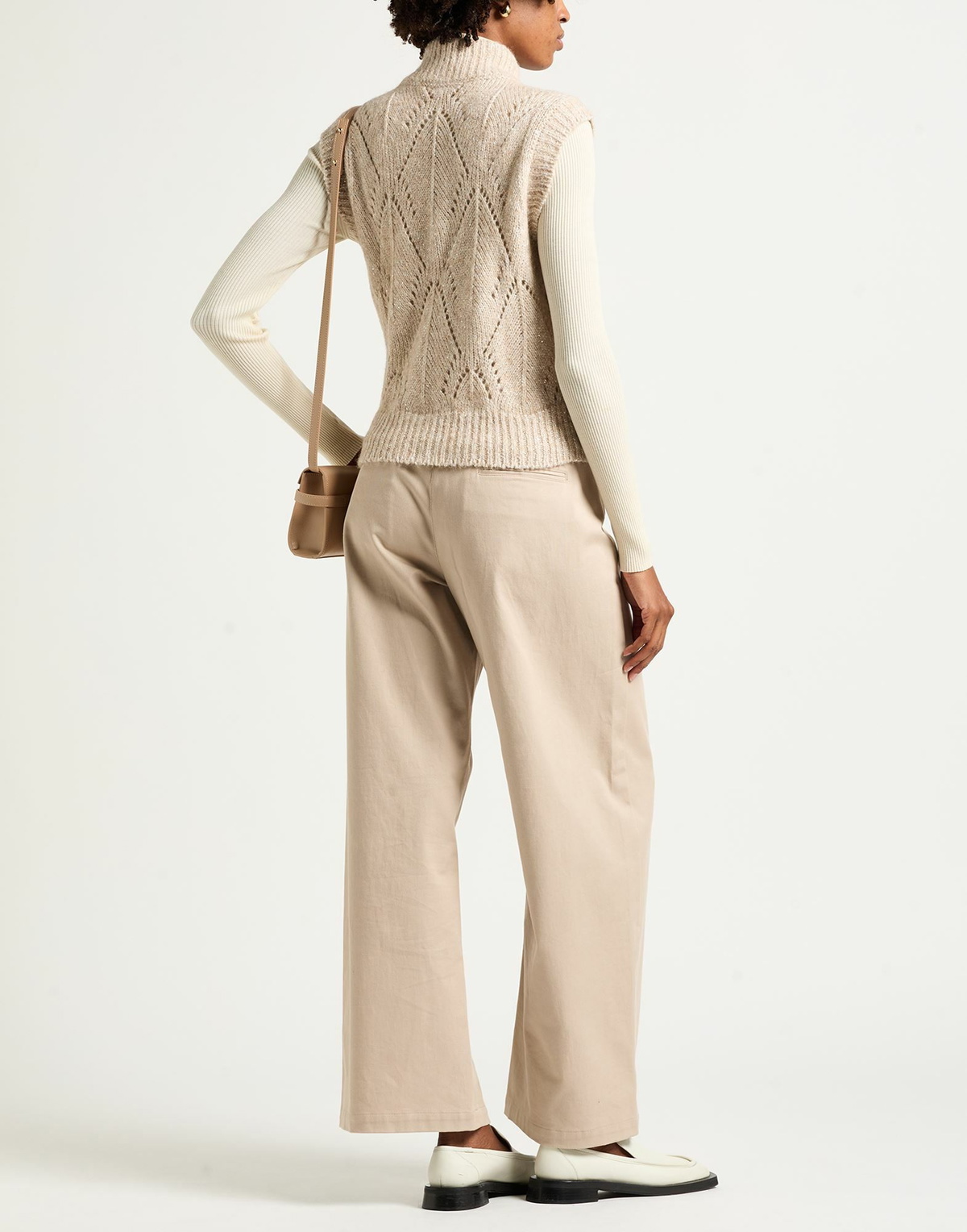 Peserico Womens Cardigan in Beige