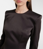 Alex Perry Draped satin crêpe cocktail dress