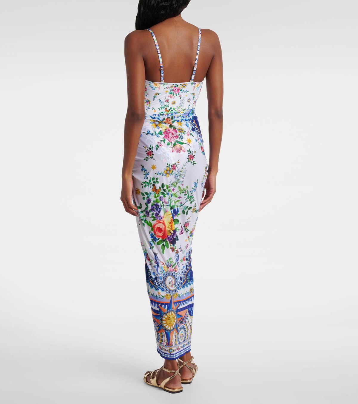 Camilla Printed beach cover-up