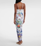 Camilla Printed beach cover-up