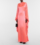 Roksanda - Draped silk satin gown