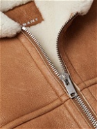 Isabel Marant - Alberto Shearling-Lined Leather Jacket - Neutrals