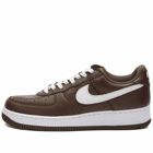 Nike Air Force 1 Low Retro Qs Sneakers in Chocolate/White