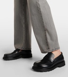 Loewe Blaze leather penny loafers