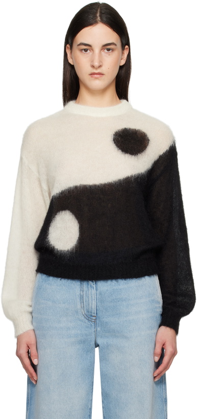 Photo: Moschino Black & White Iconic Archive Tao Sweater