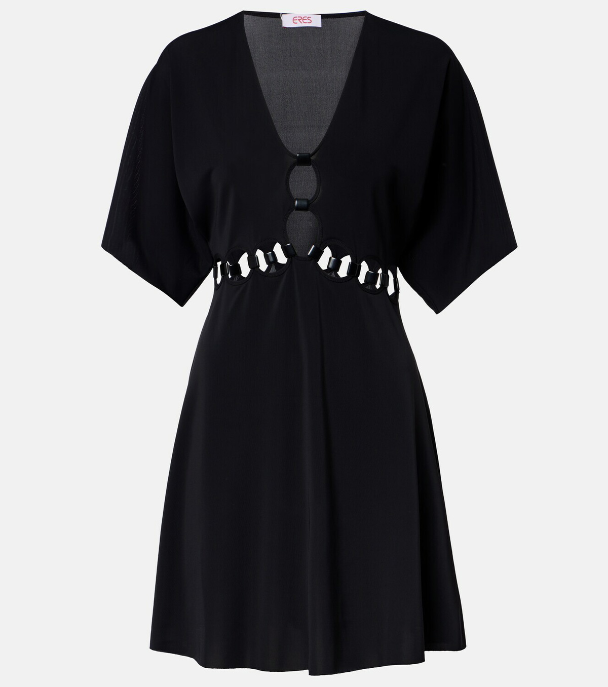 Eres Connection cutout jersey minidress